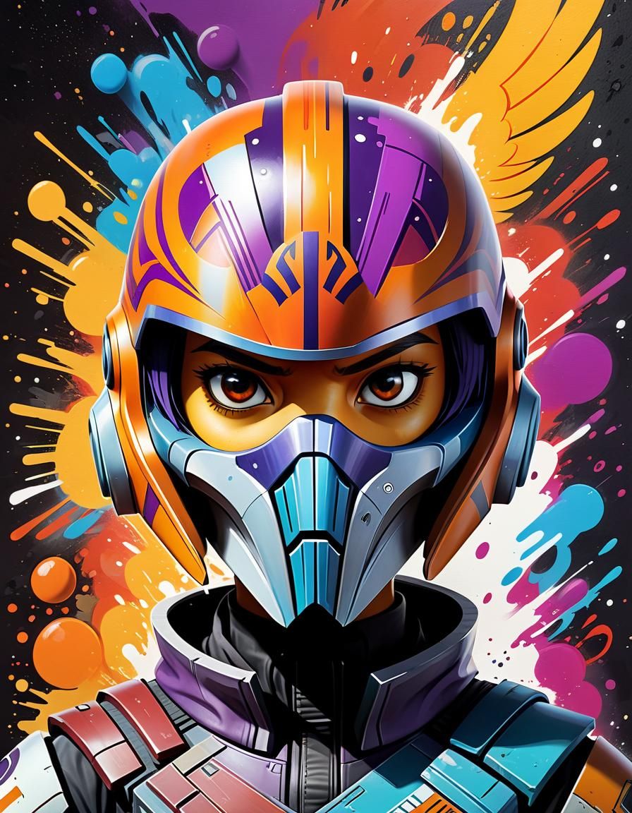 Sabine Wren Graffiti Art: Star Wars Rebels