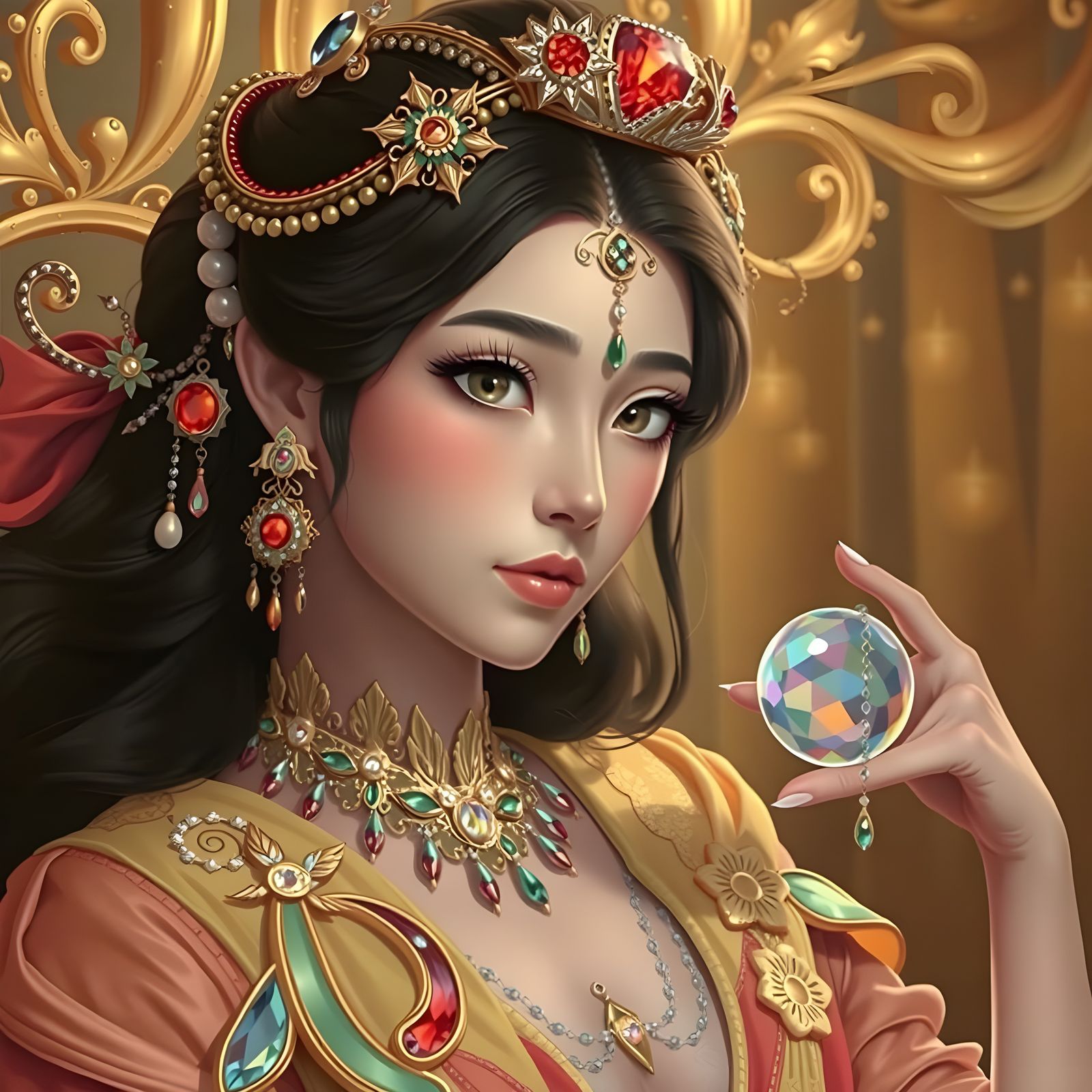 Exquisite 3D Tiara: A Museum Masterpiece