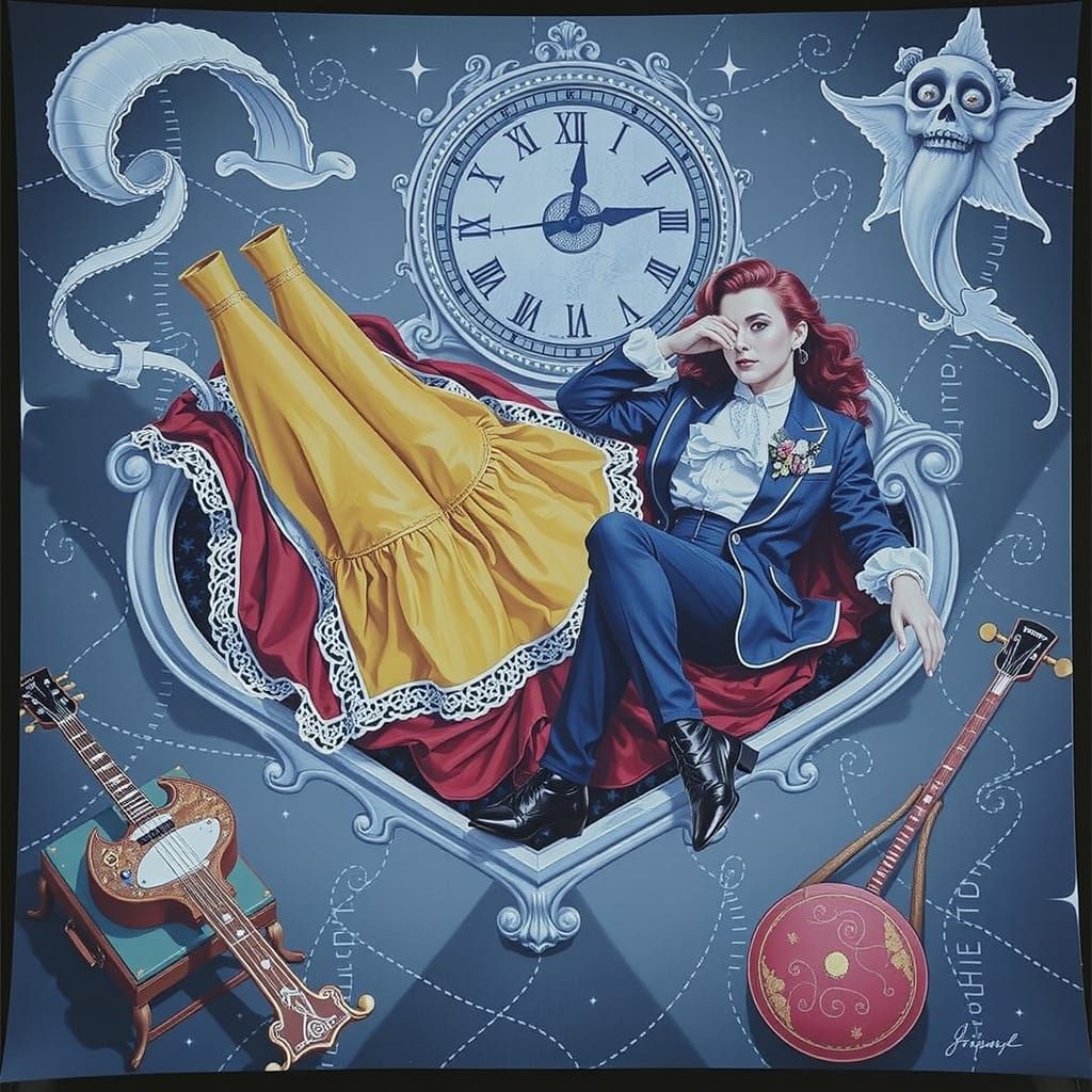 Hyperrealistic Fusion: Romanticism Meets Bizarre Baroque