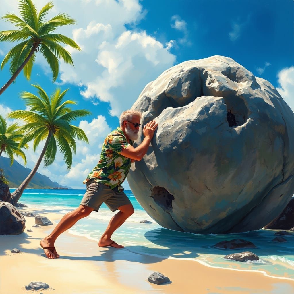 Sisyphus in Exotic Paradise
