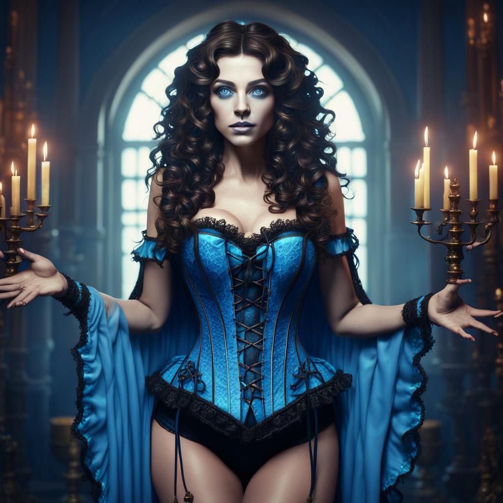 Young Witch Casting Spells in New Orleans