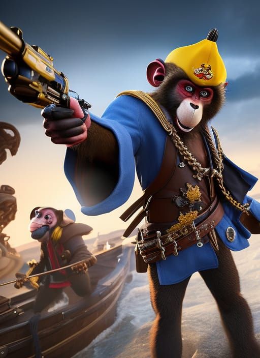 monkey pirate