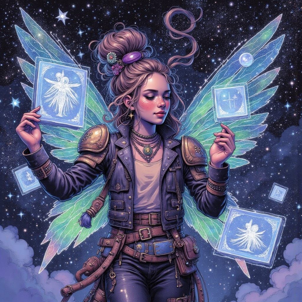 Celestial Inventor in Cosmic Metropolis