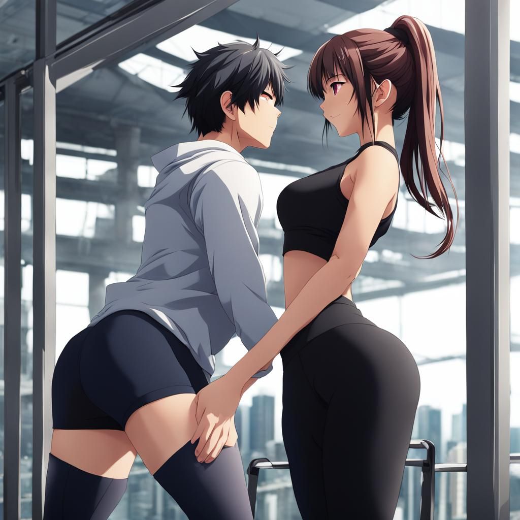 Anime Girl Crushing Face: Manga Key Visual