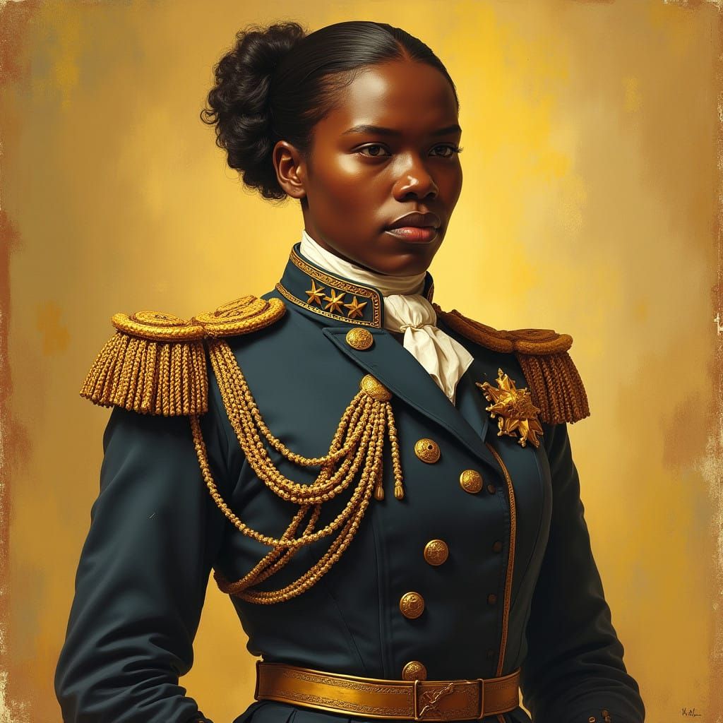 General Harriet Tubman in Glorious Union Army Regalia
