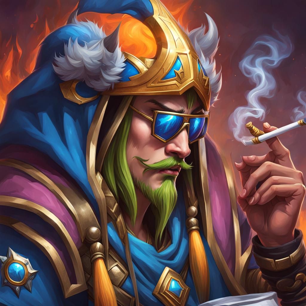 WoW Character Smoking: Eshay Aesthetic
