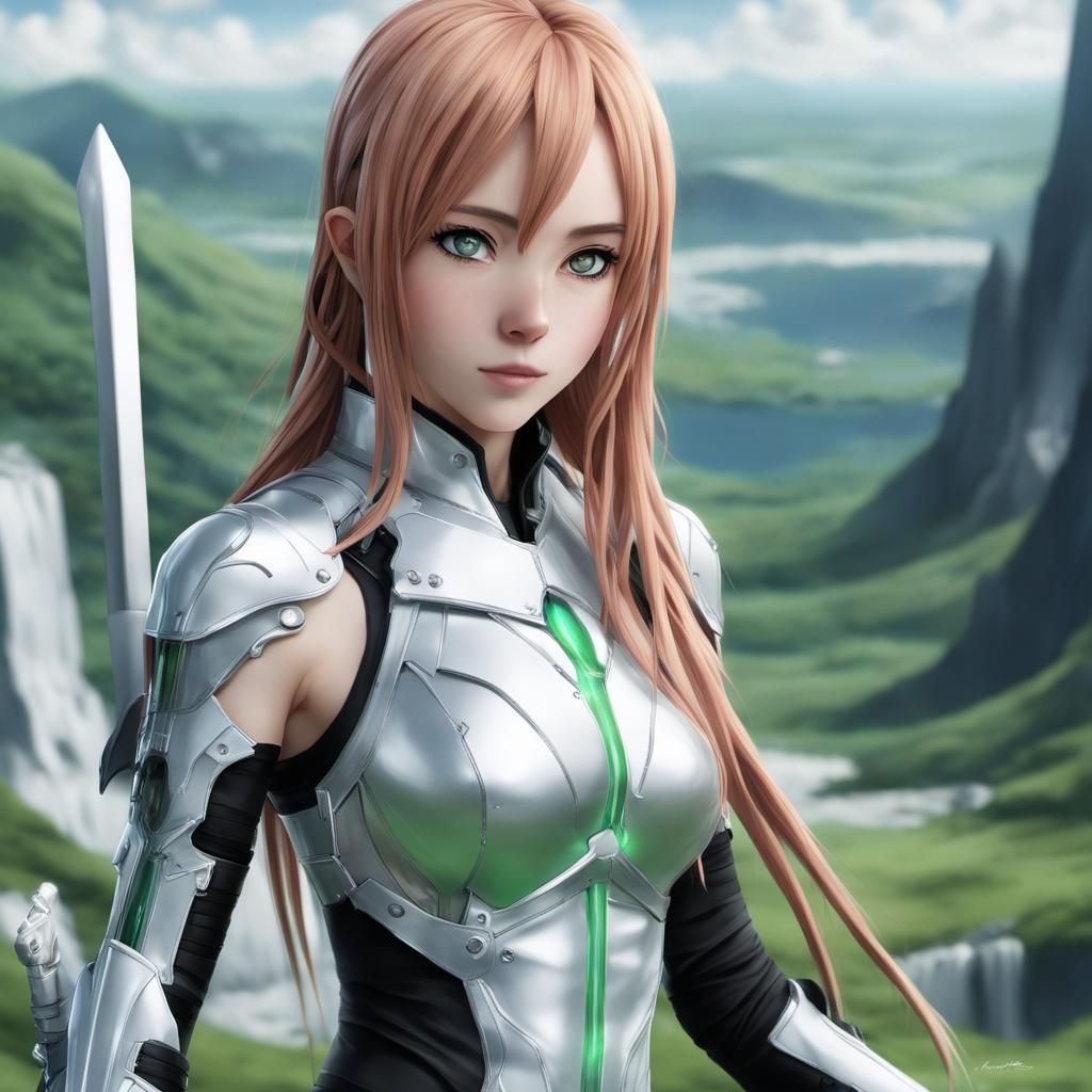 A stunningly realistic photograph of Asuna from Sword Art On...