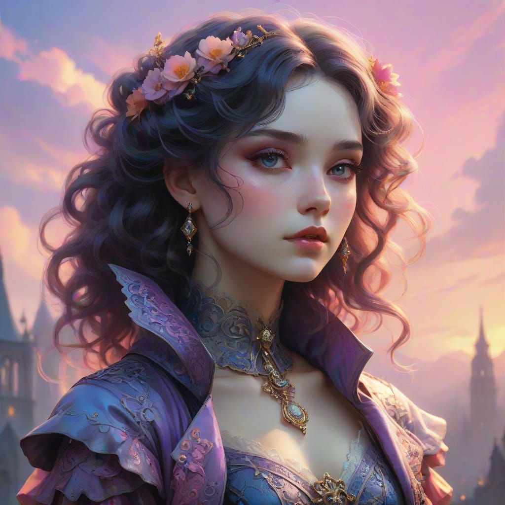 Gothic Serenity in Soft Focus