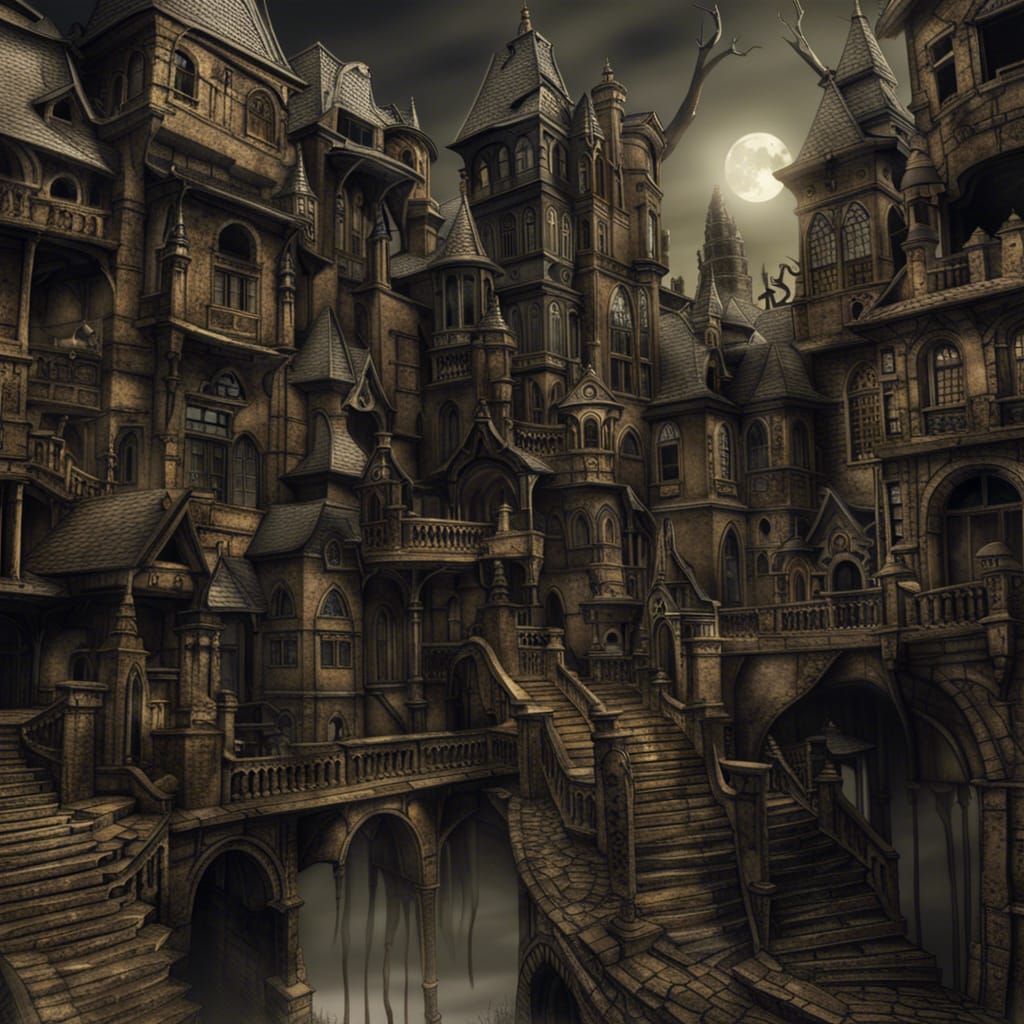 Haunted Fantasy City Beyond Time