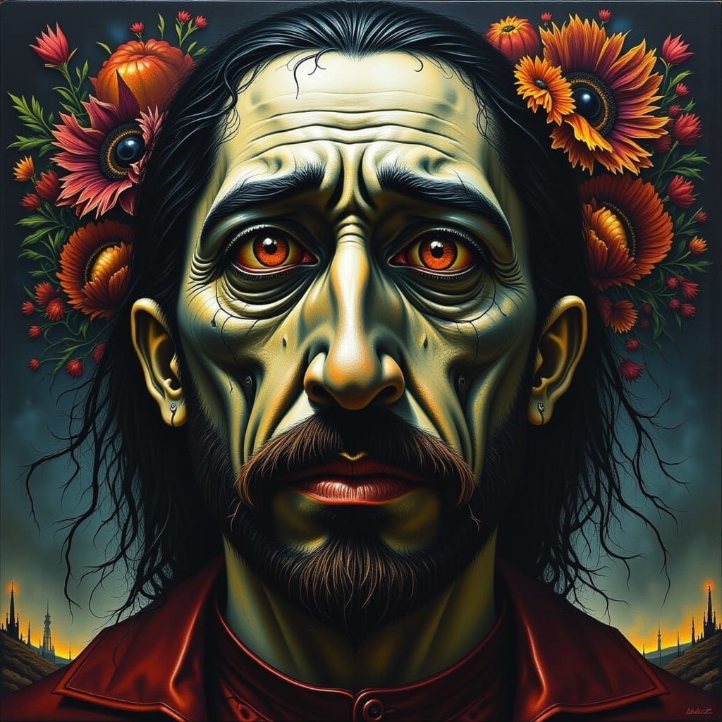 Insomniac in Impasto Style