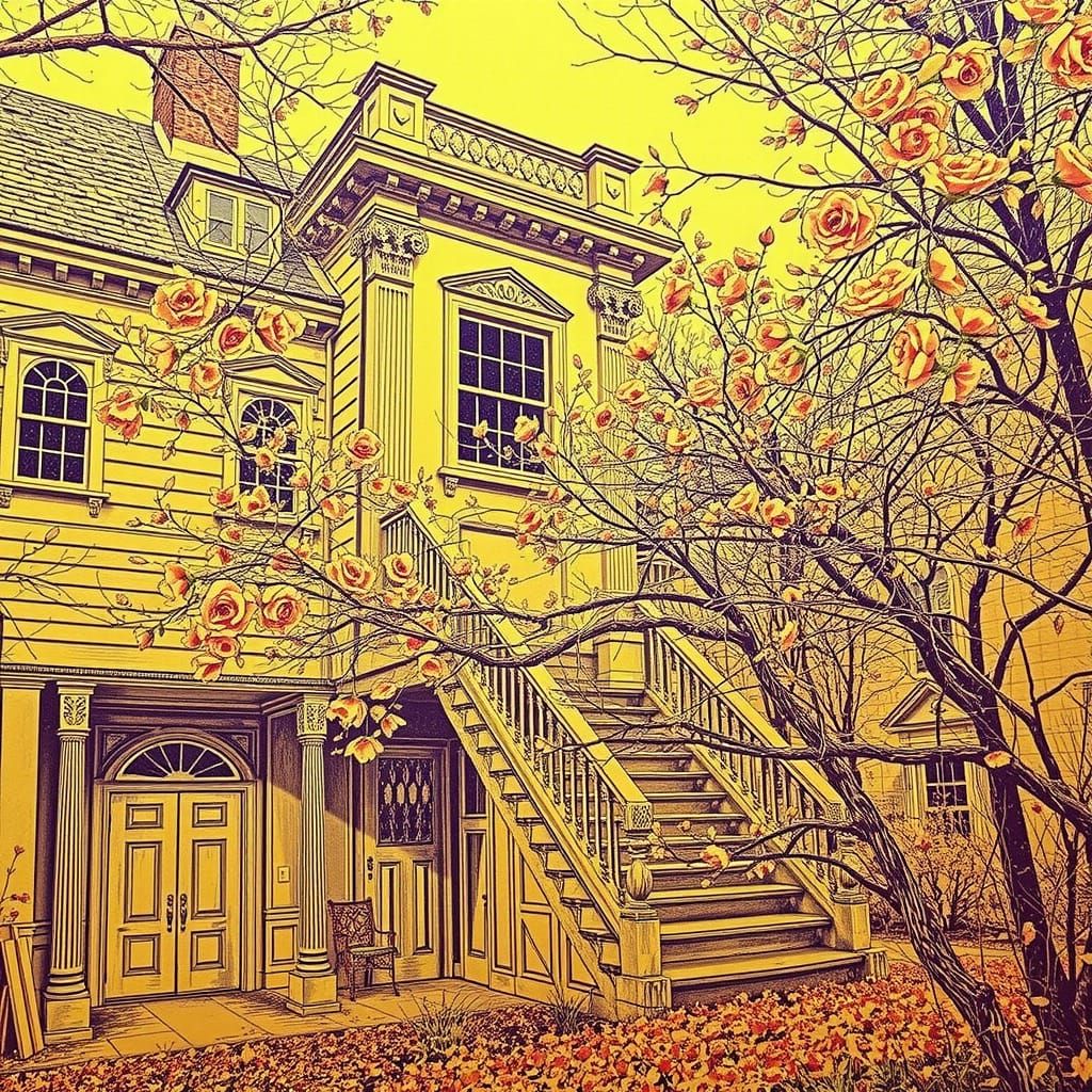 Gothic Still Life: Cats, Skulls, and Roses