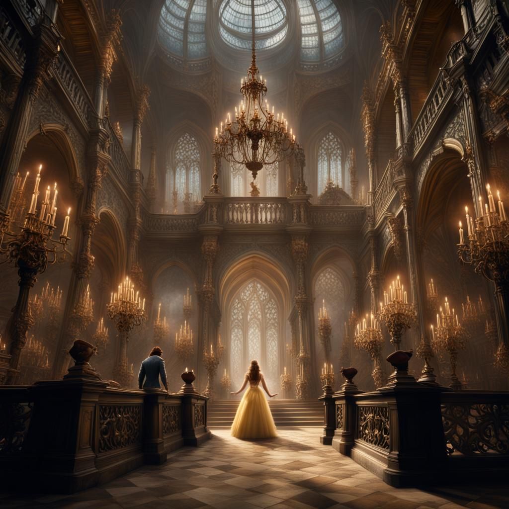 Beauty and the Beast: Epic Digital Matte Painting