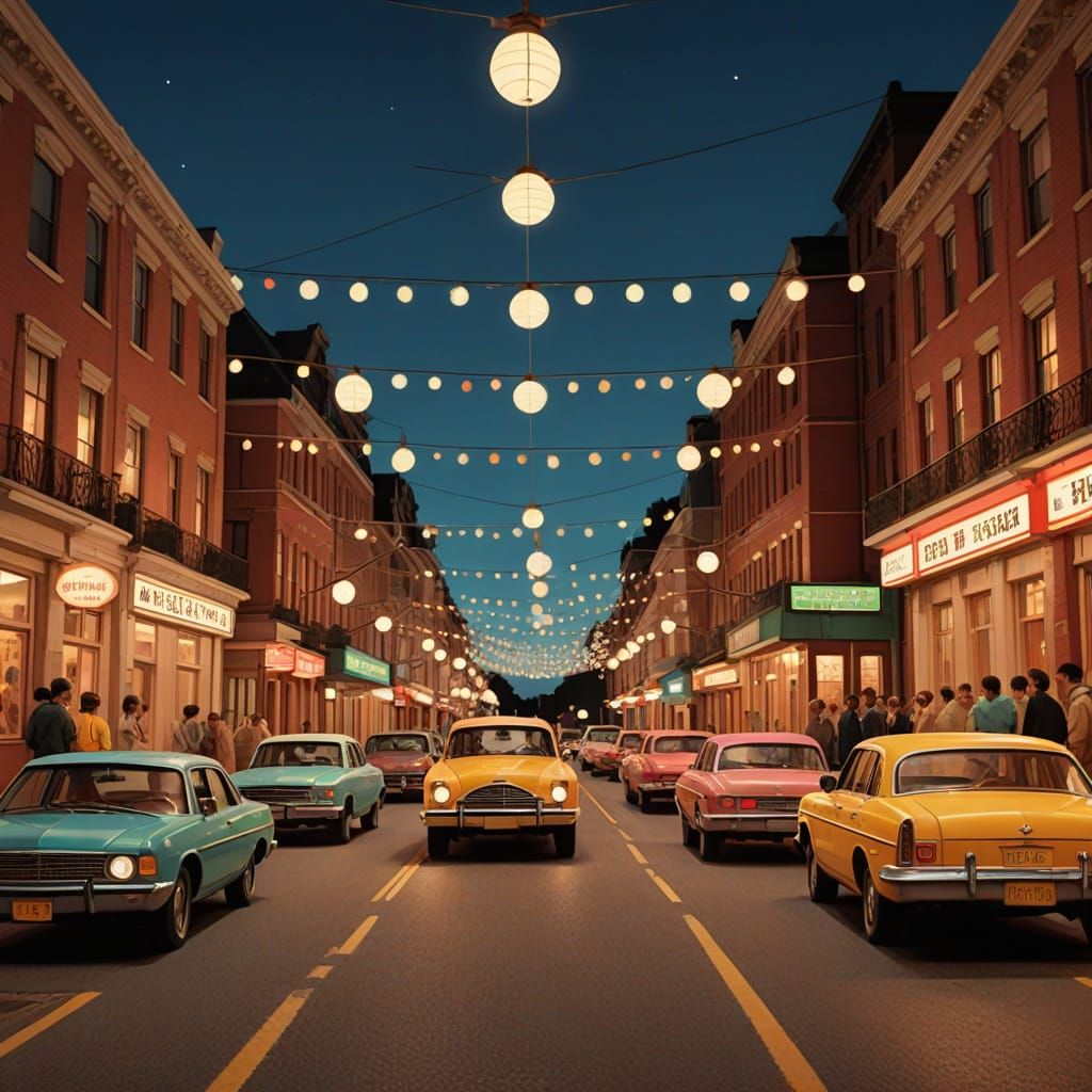 Dynamic Lighting in Wes Anderson Style