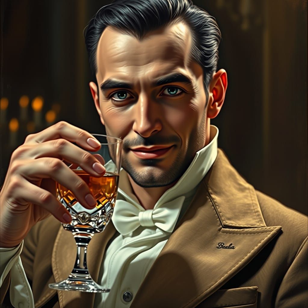 Elegant Gentleman's Ambition in Velvet