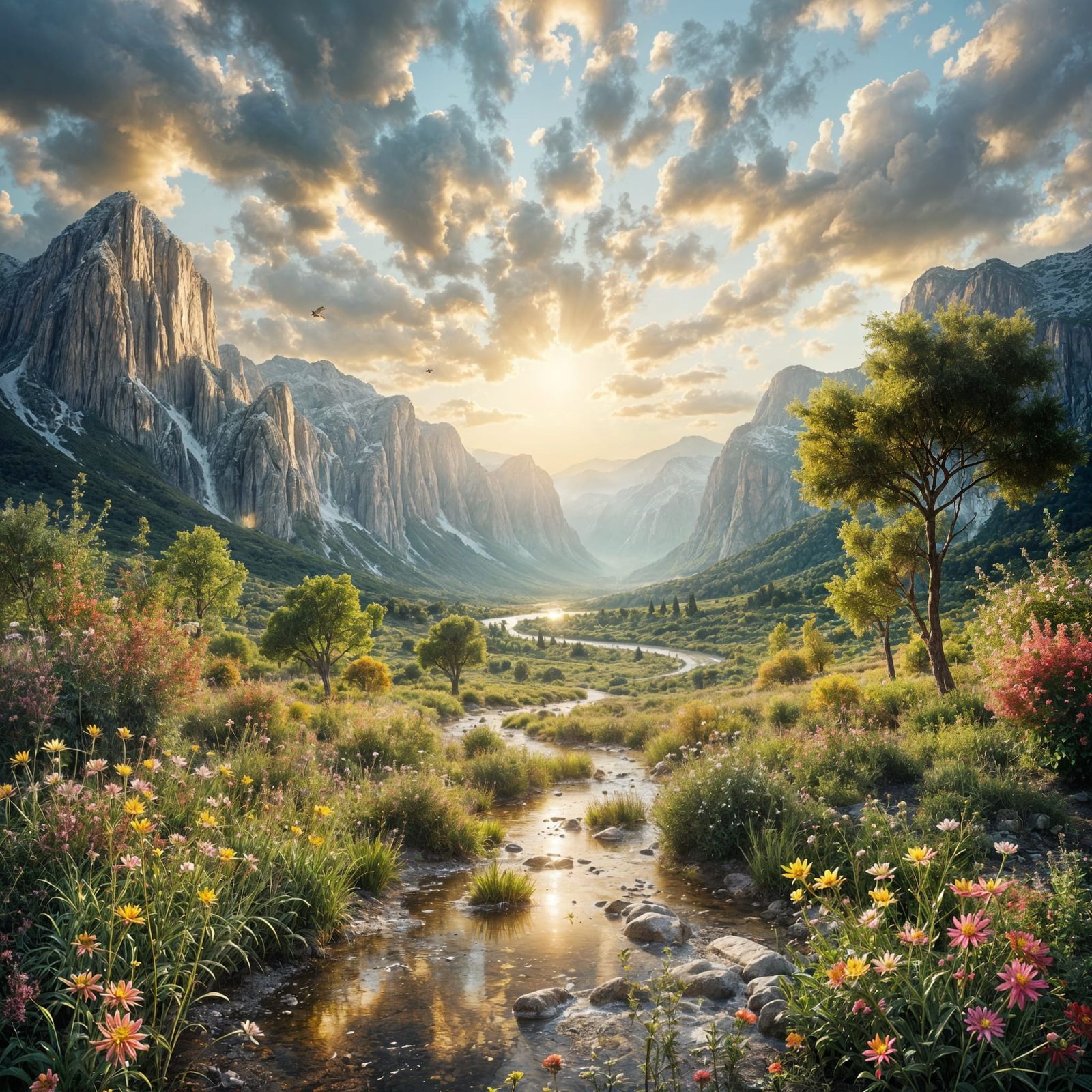 New World Transformation: From Grey Plain to Vibrant Landsca...