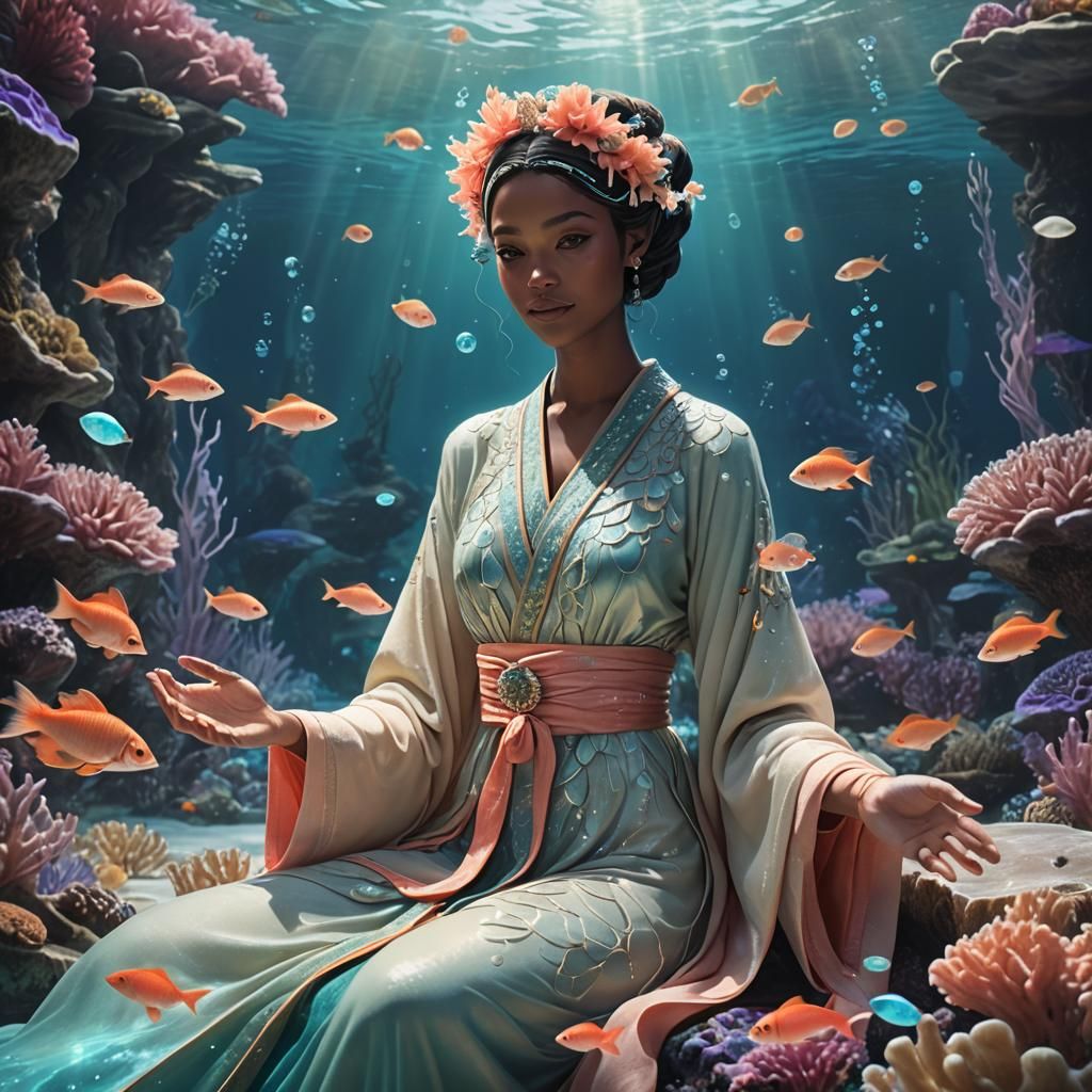 Pisces Avatar in Underwater Dreamscape