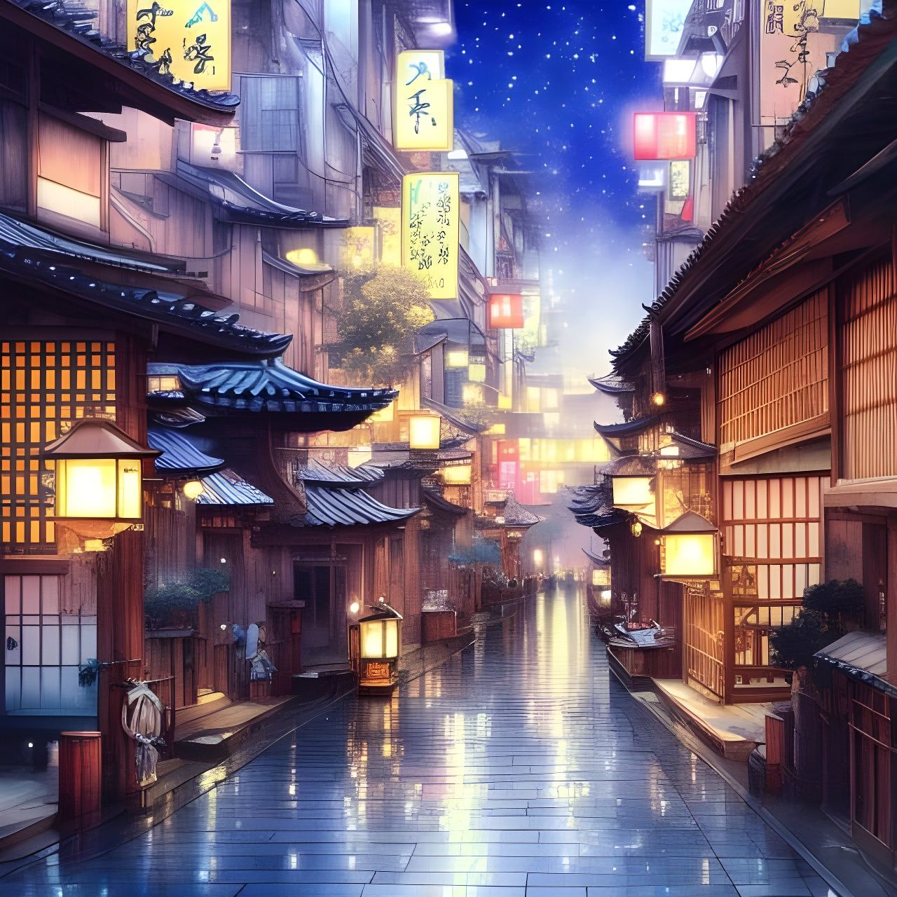 18th century Japanese City