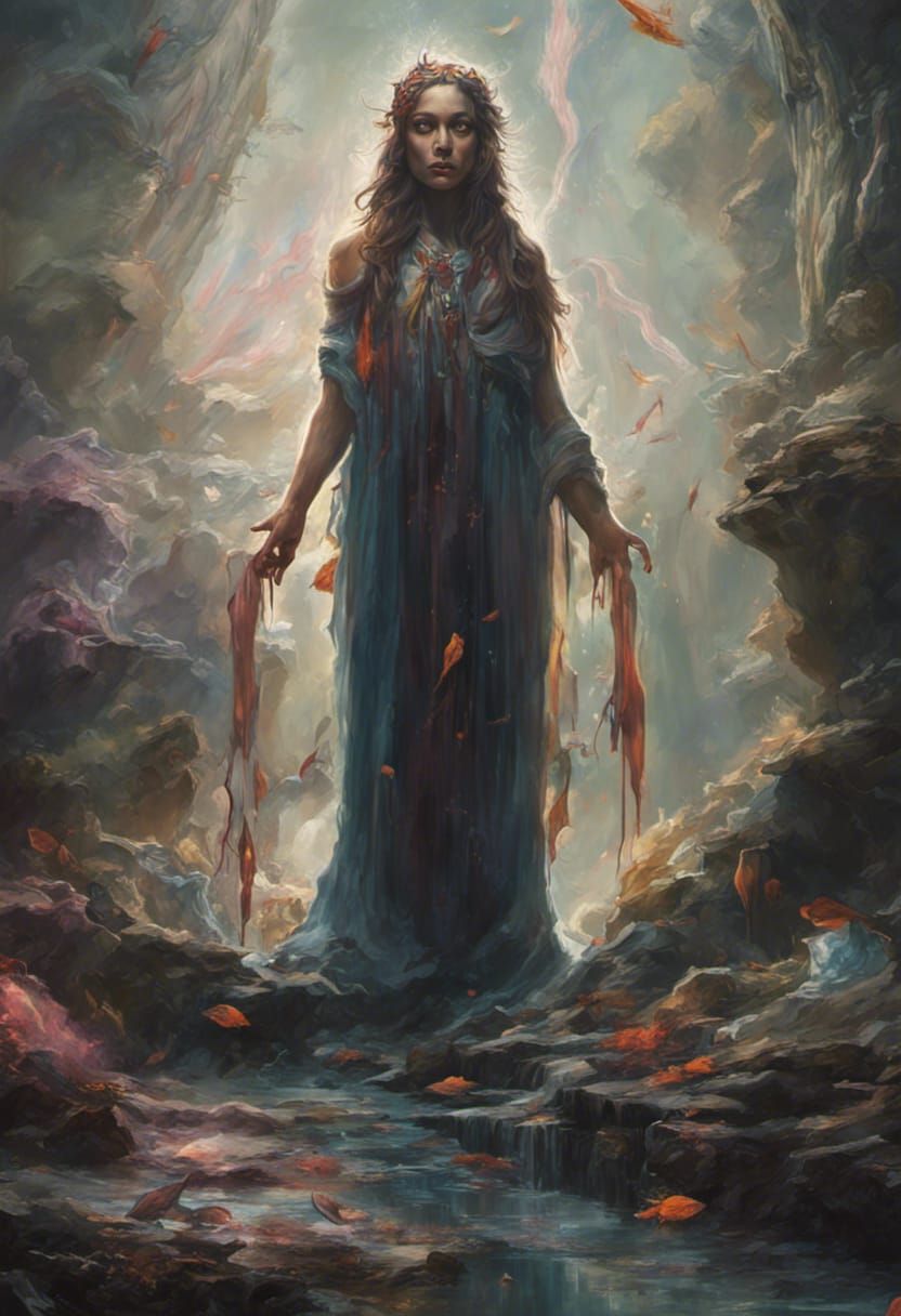 Detailed Hyperrealistic Portrait with Dramatic Lighting