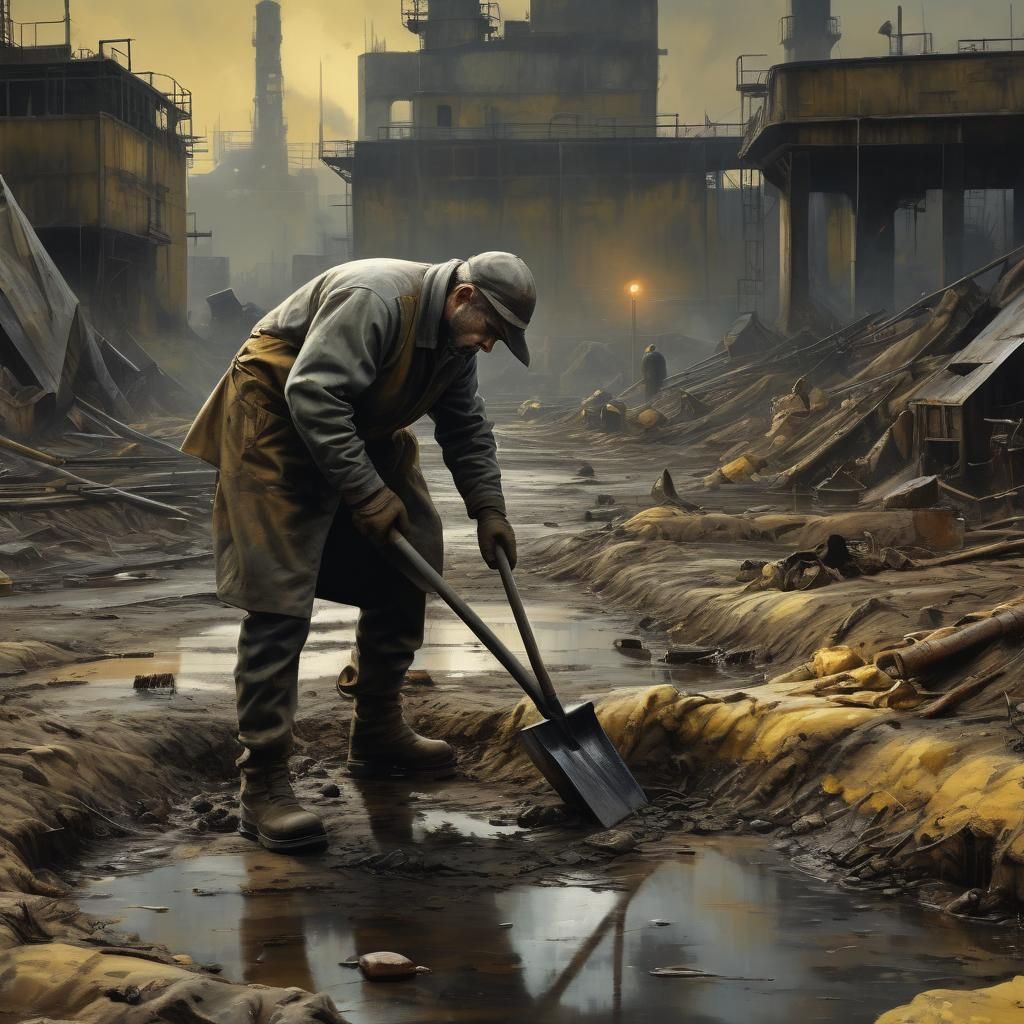 Dystopian Labour in a Polluted Wasteland