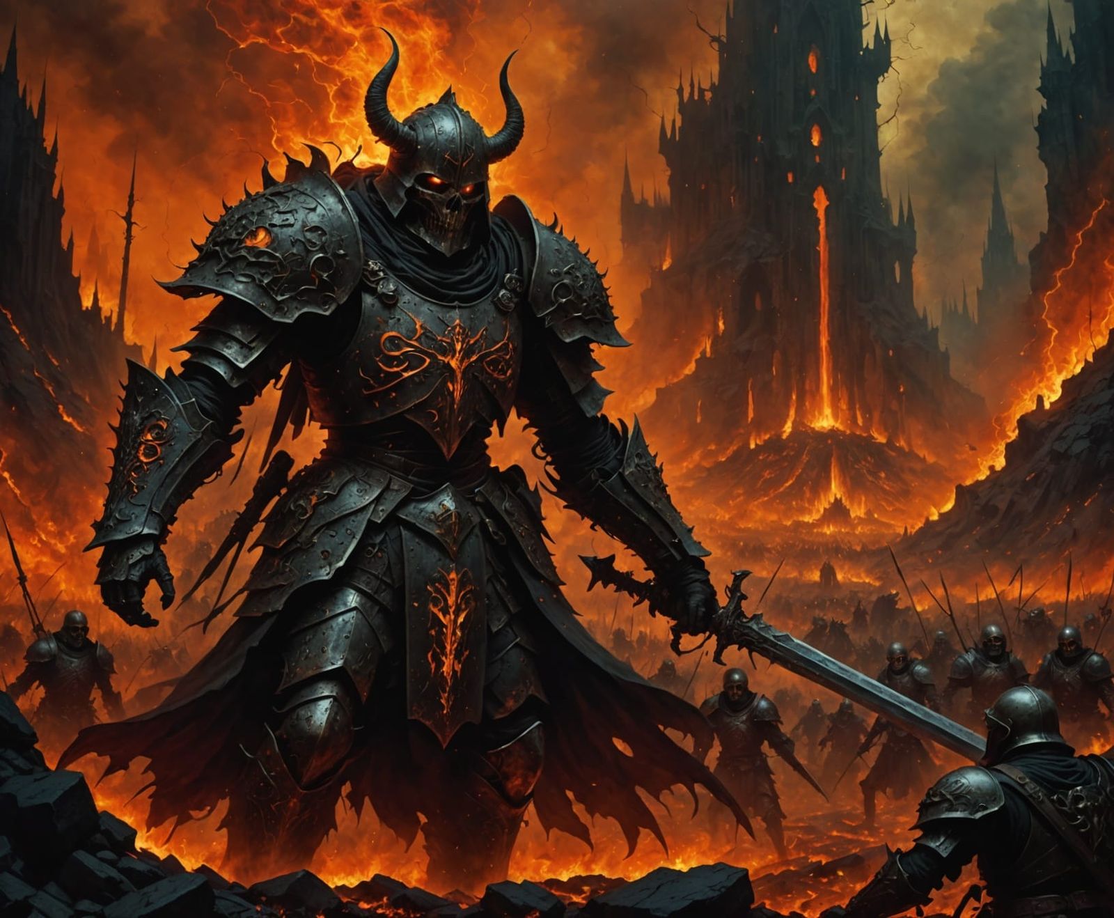 Epic Battle: Divine Armies vs Demonic Beasts