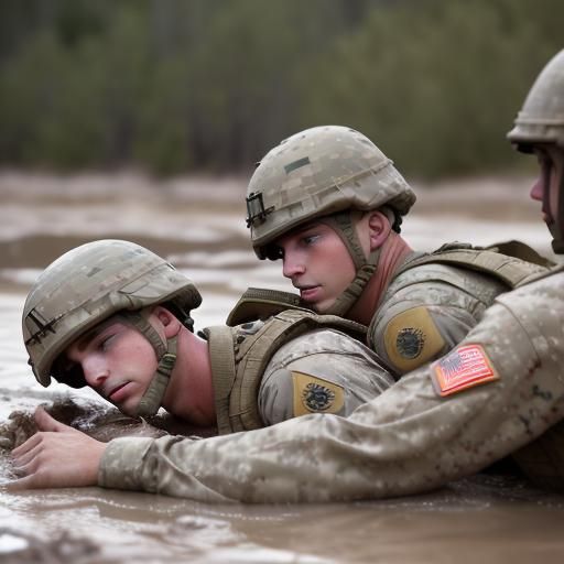 Soldiers Sinking: Professional Photography in Natural Light