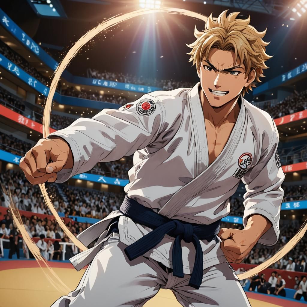 Shonen Anime Judoka 241011A