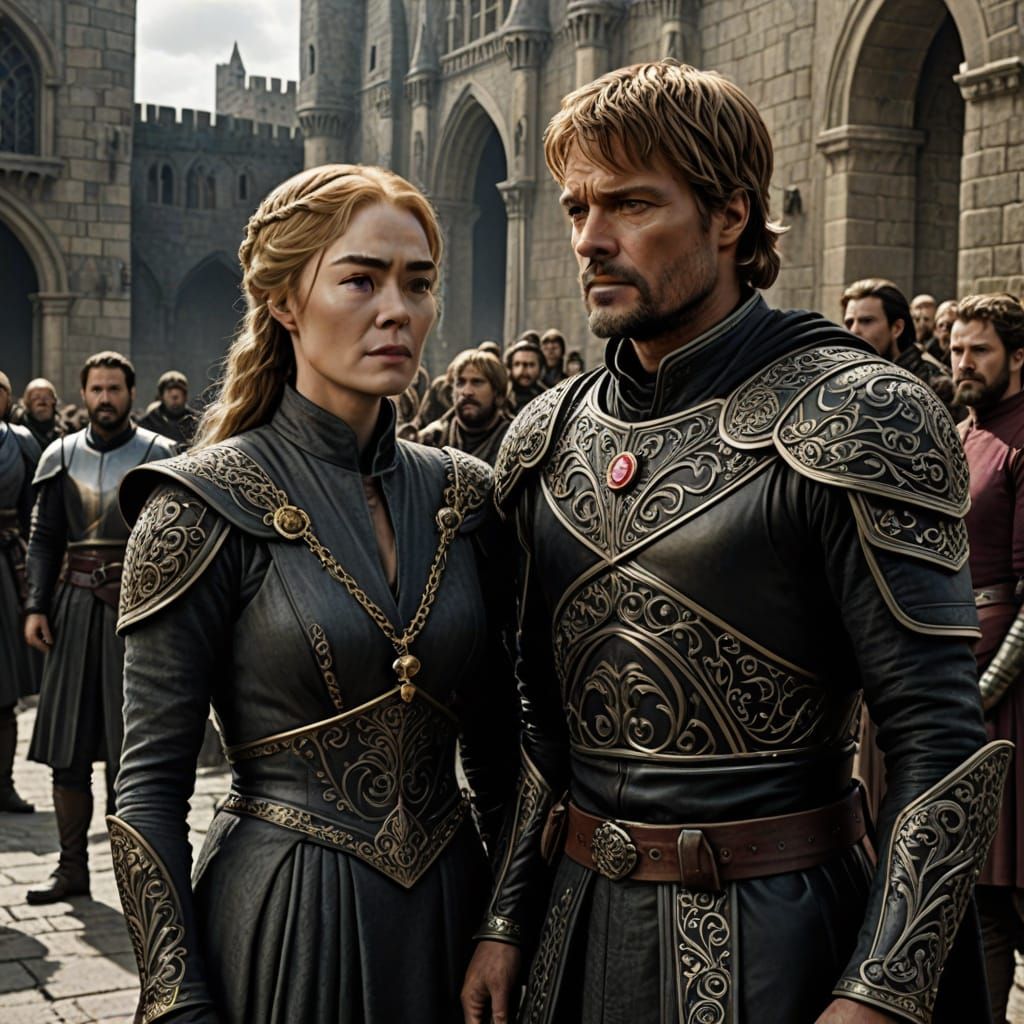 Cersei and Jamie Lannister
