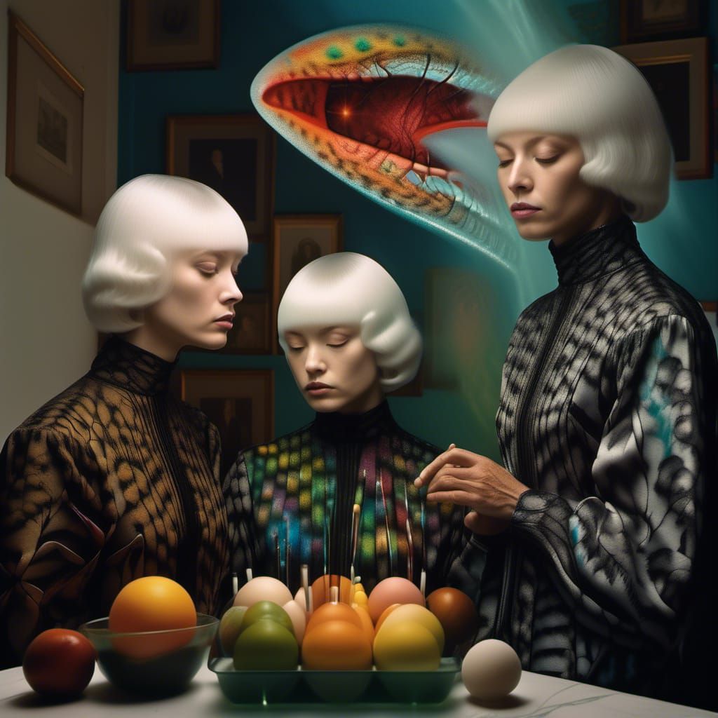 Surreal Portraits in a Bizarre Laboratory: Magical Realism