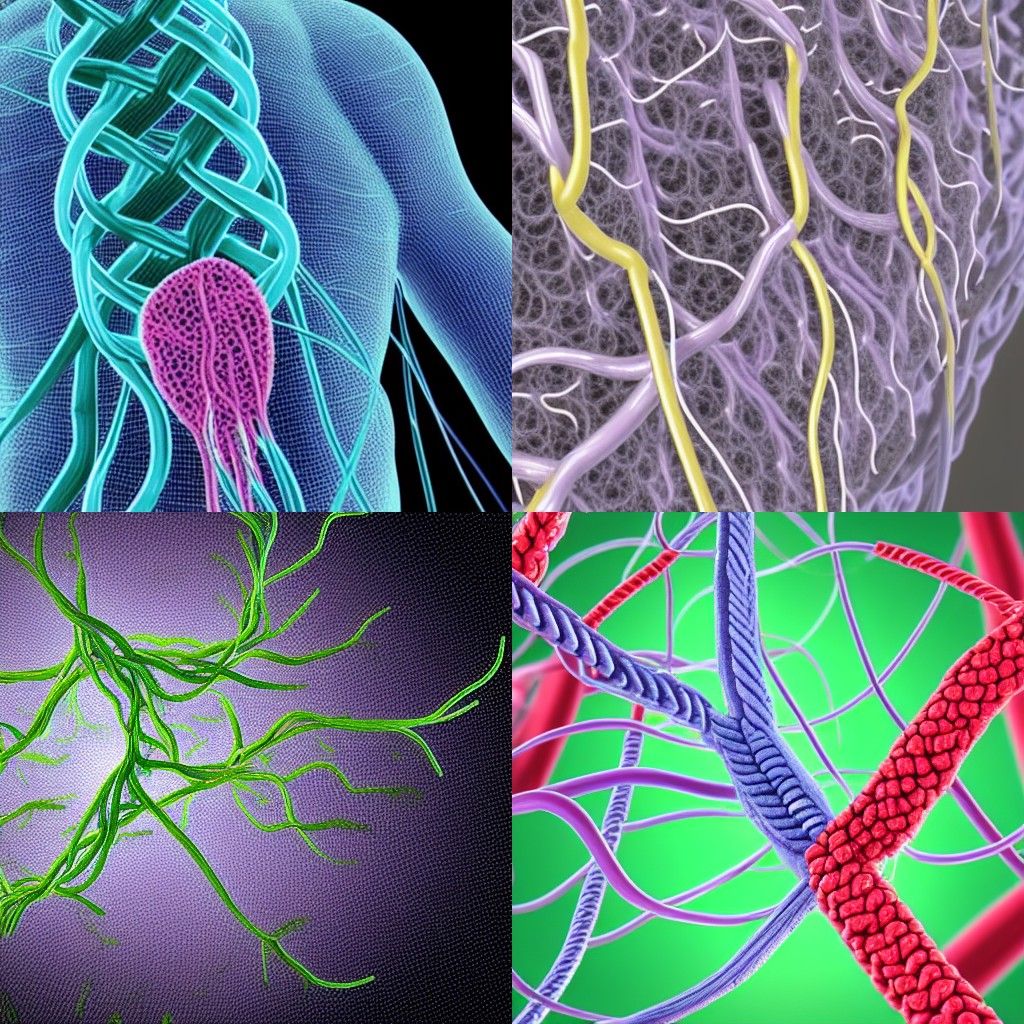 Braided Nerve Cells Form Complex Network