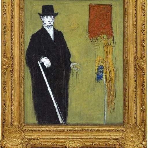 Honey Dripper Depicted as the Grim Reaper