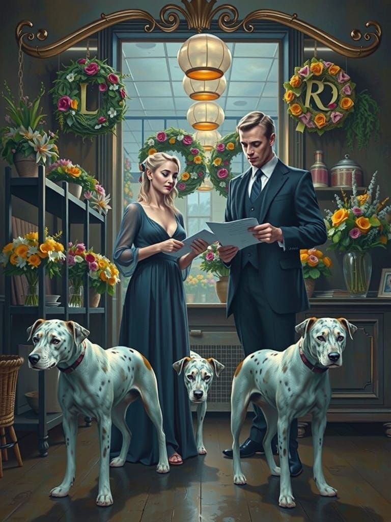 Modern Day Hades and Persephone Manage Elysium Florist and F...