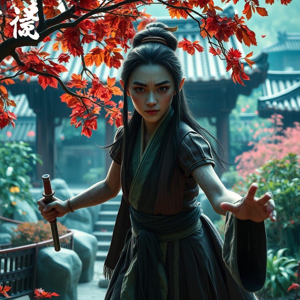 movie production 📸, fantasy film, action scene, Queen of th...