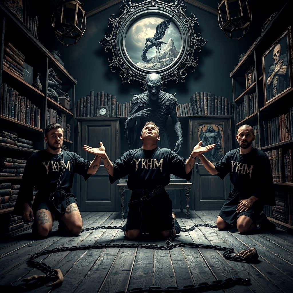 Creepy Demon Wizard Ritual in Haunted Shack