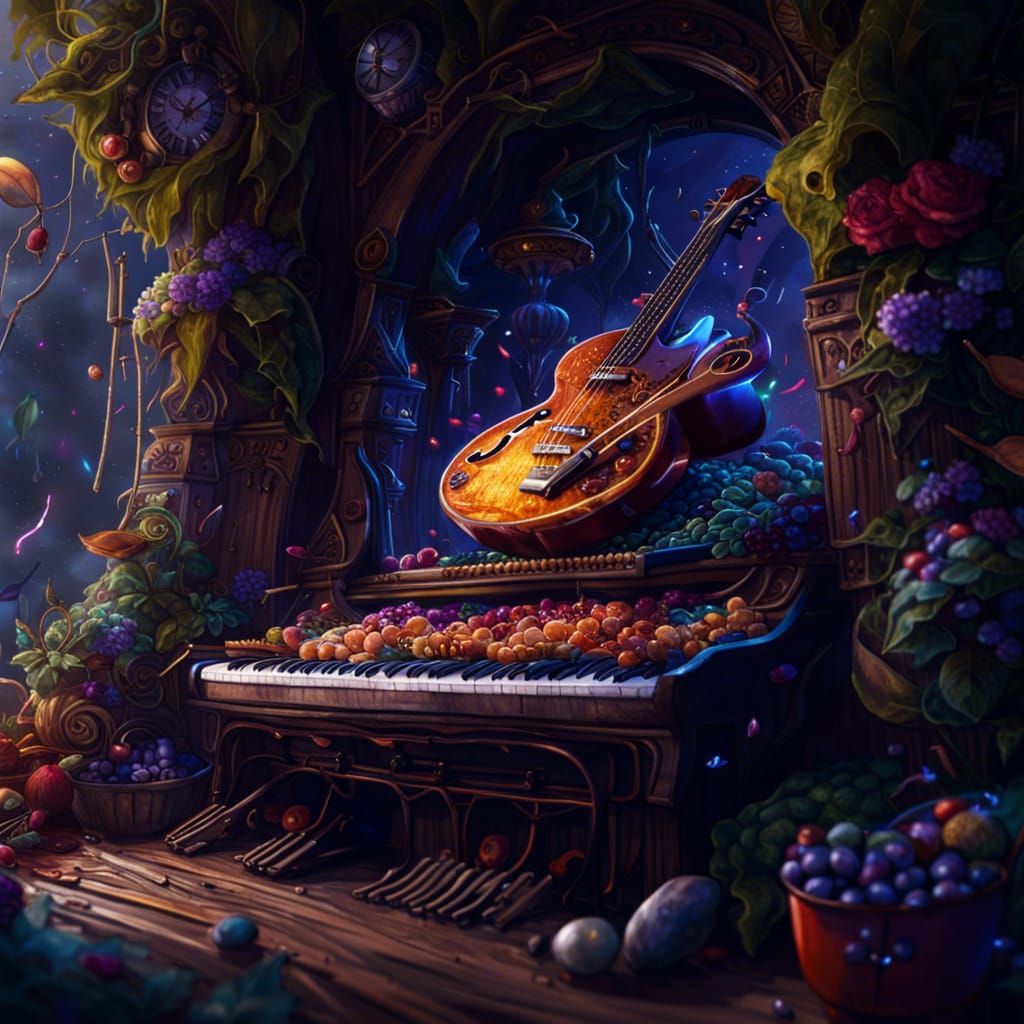 Music as Food for the Soul: Digital Matte Painting