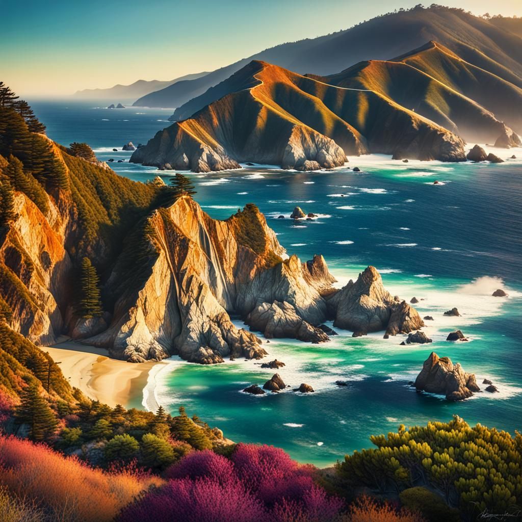 Big Sur California: Vivid Professional Photography