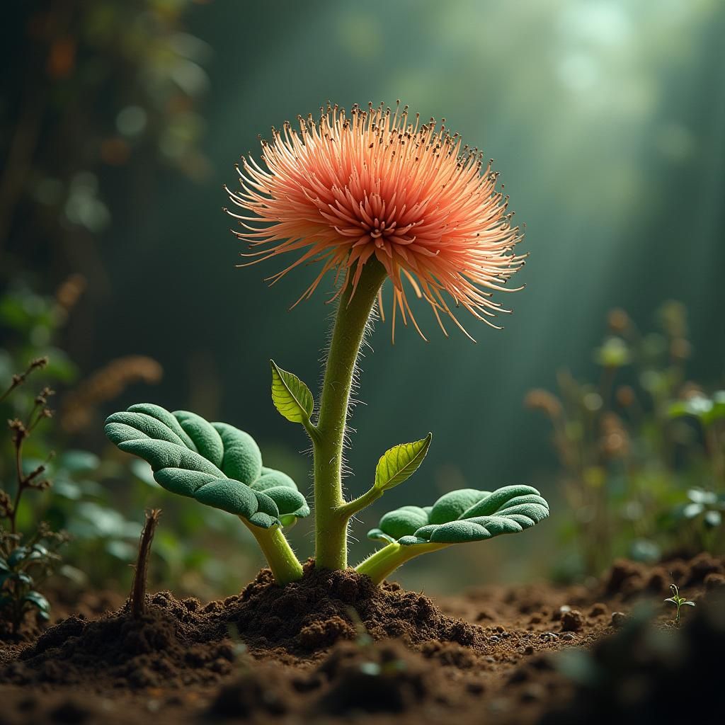 Venusian and Martian Plant Life Meet