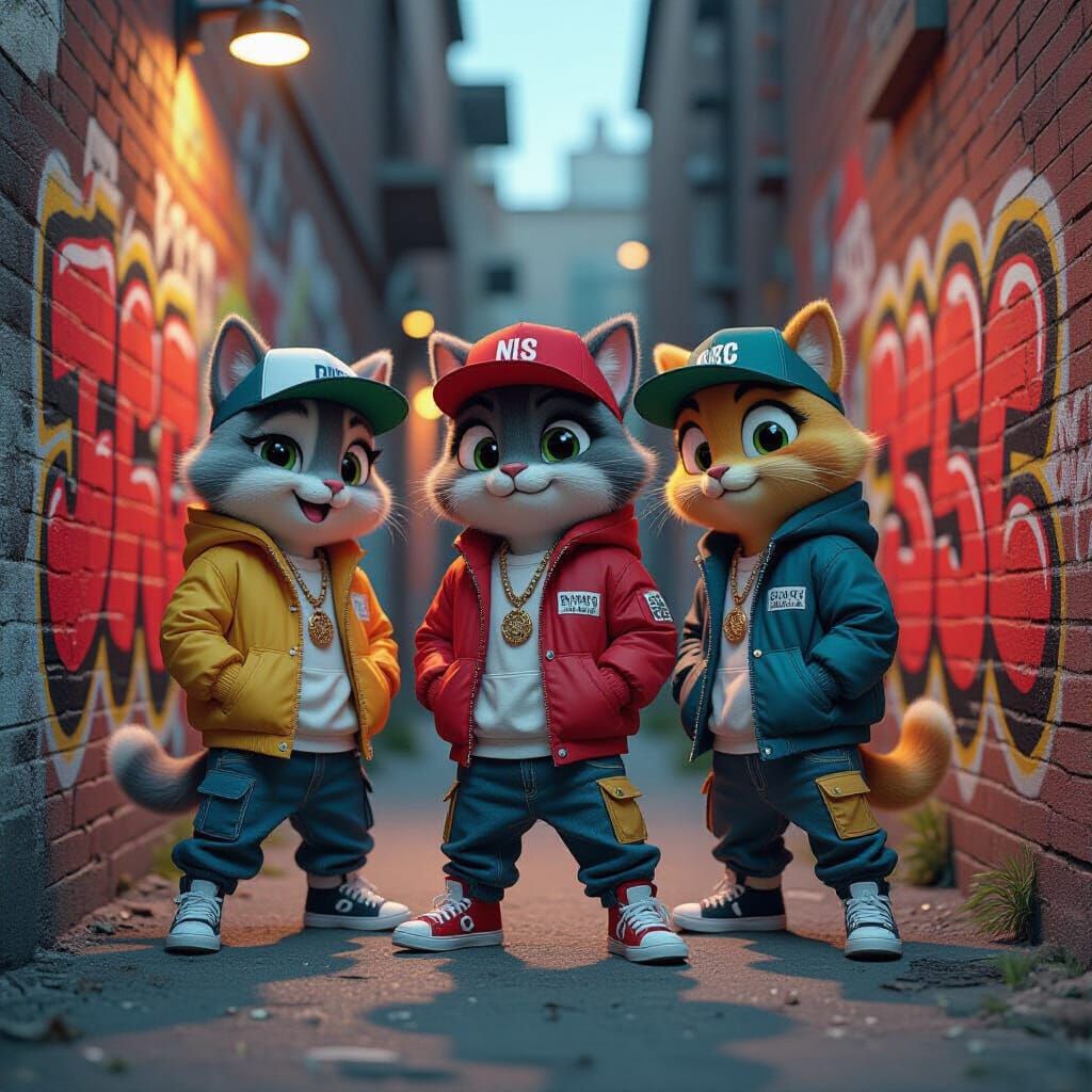 Snap, Crackle, Pop as 90s Hip-Hop Artists