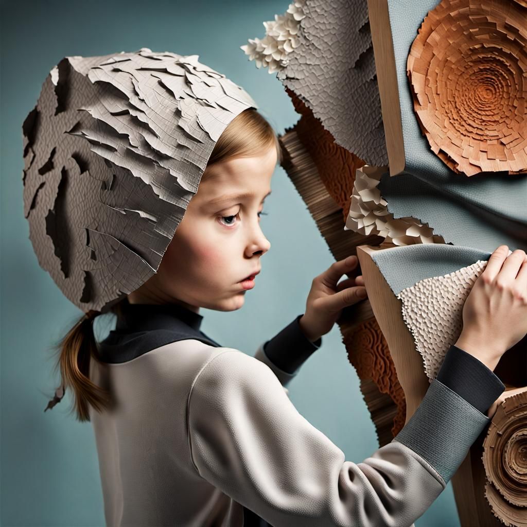 "No, non è un lavoretto! è una Texture Art"