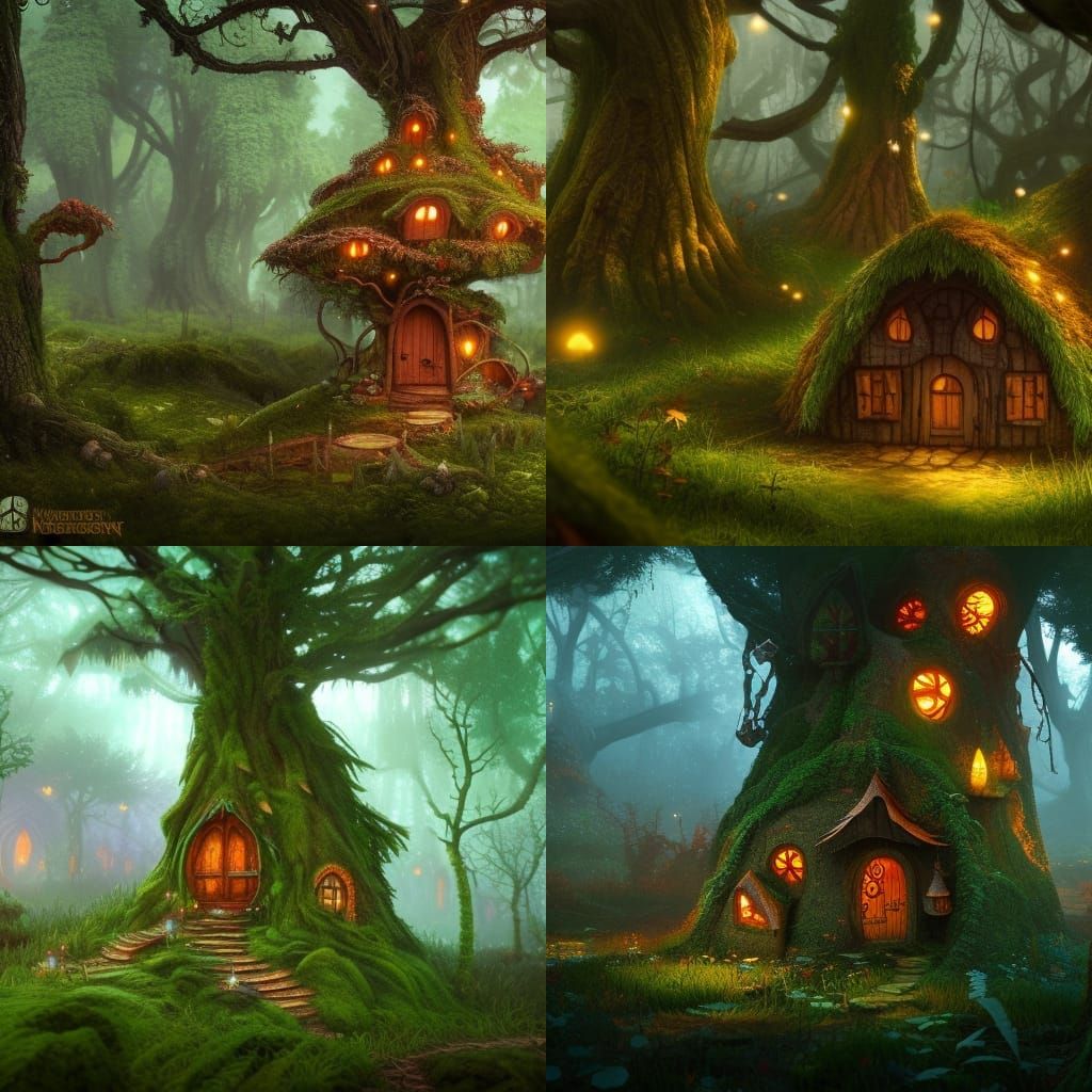 Enchanted Fairy Tree Homes