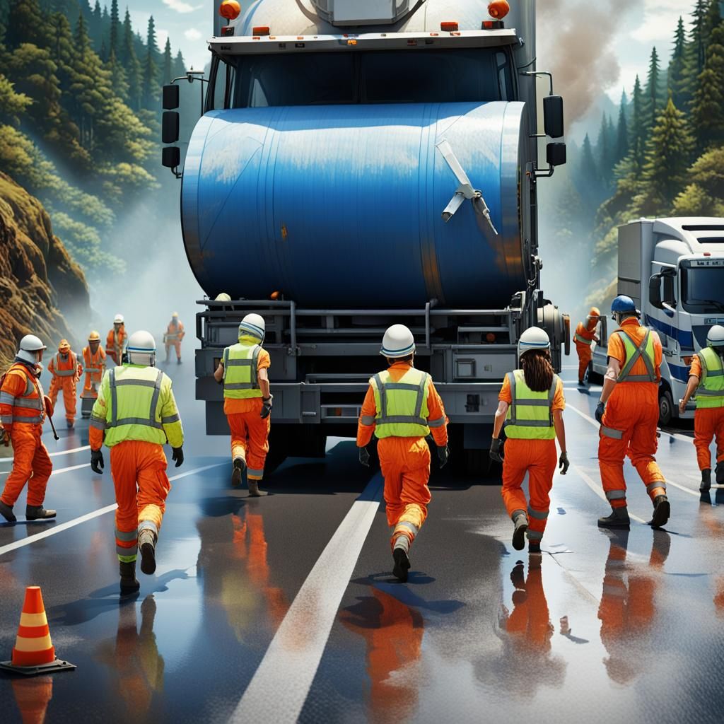 Geologists Respond to Diesel Spill in Anime Style