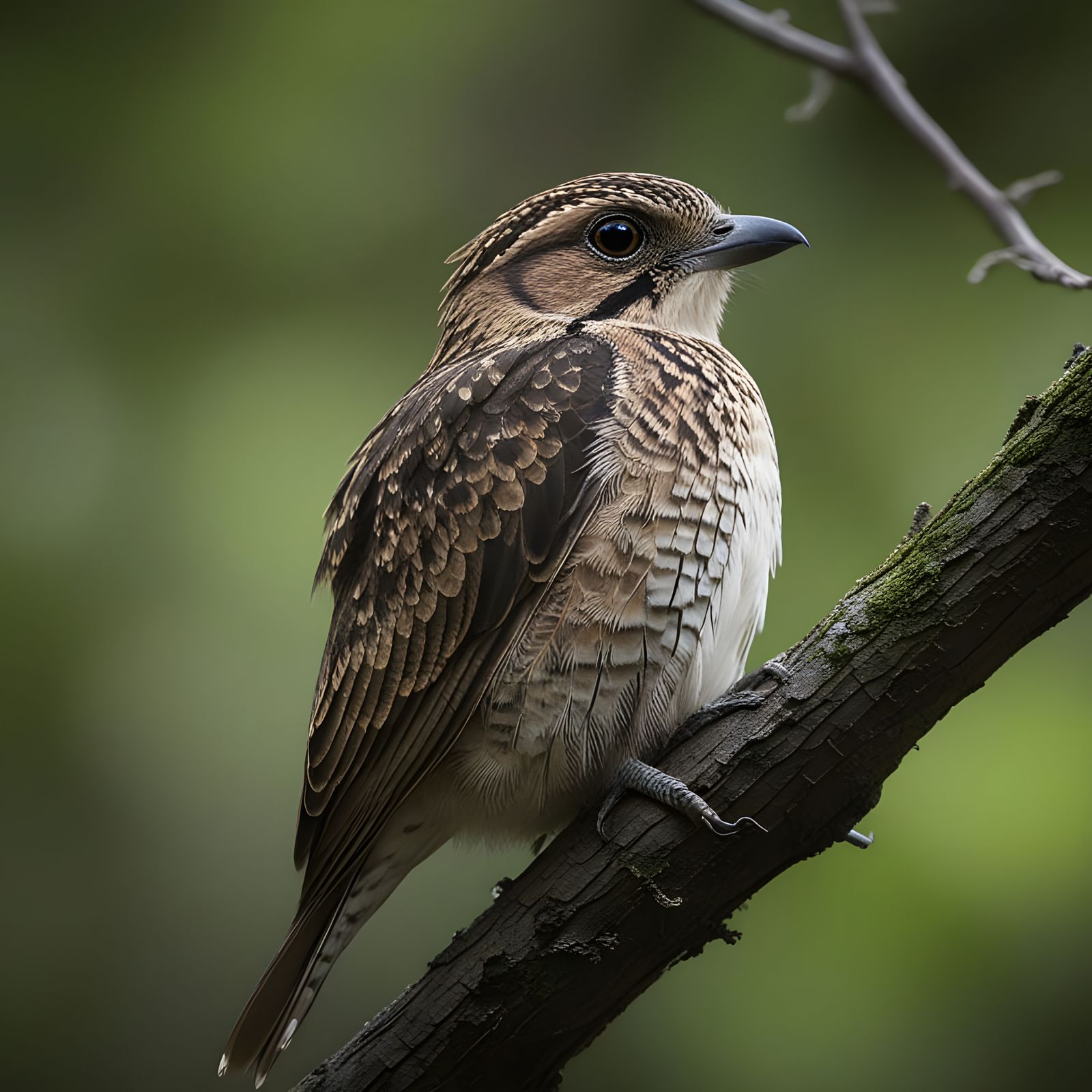 Mysterious Great Earred Nightjar in Stealth Mode