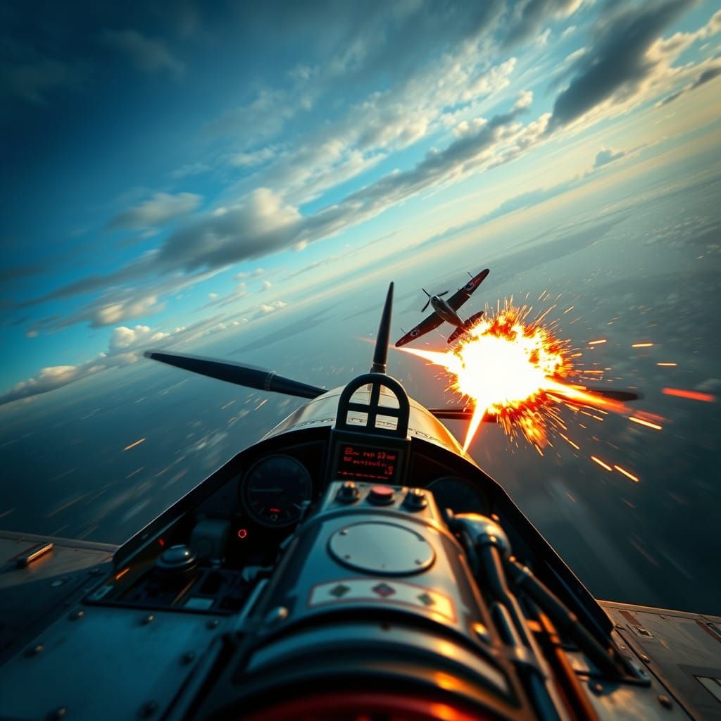 P-51 Mustang in Epic Dogfight