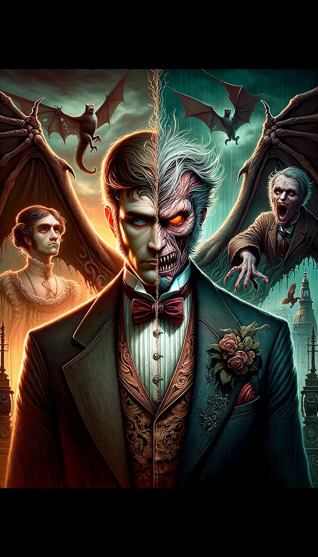 Dual Nature of Victorian Gentleman and Monstrous Alter Ego i...