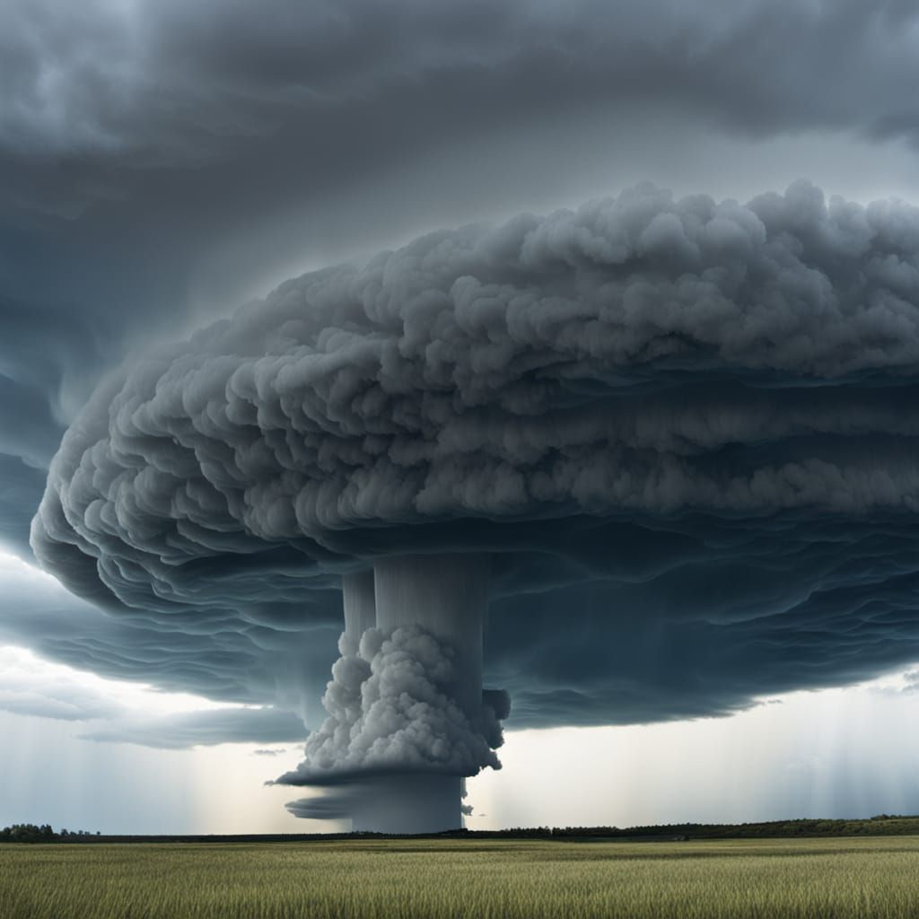 Dramatic Supercell Cloud Formation