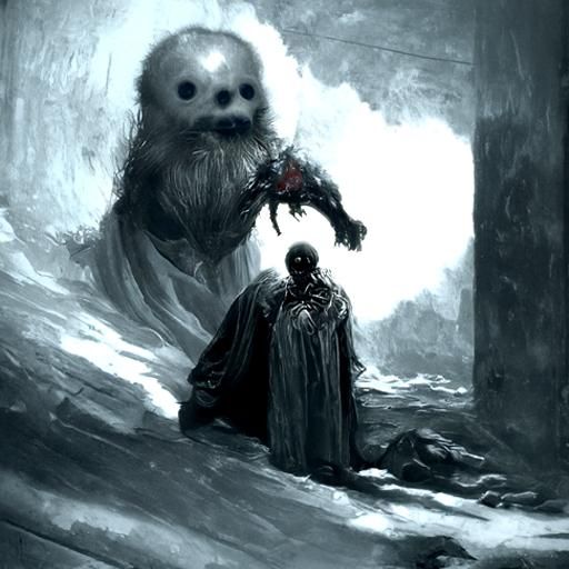 Horrific Figure in the Style of Gustave Doré