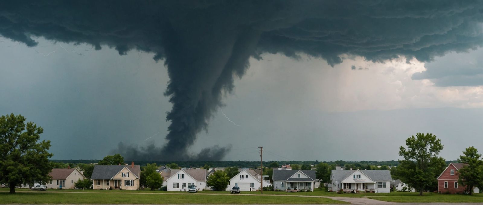 Tornado Devastation in Small Town: Professional Photography