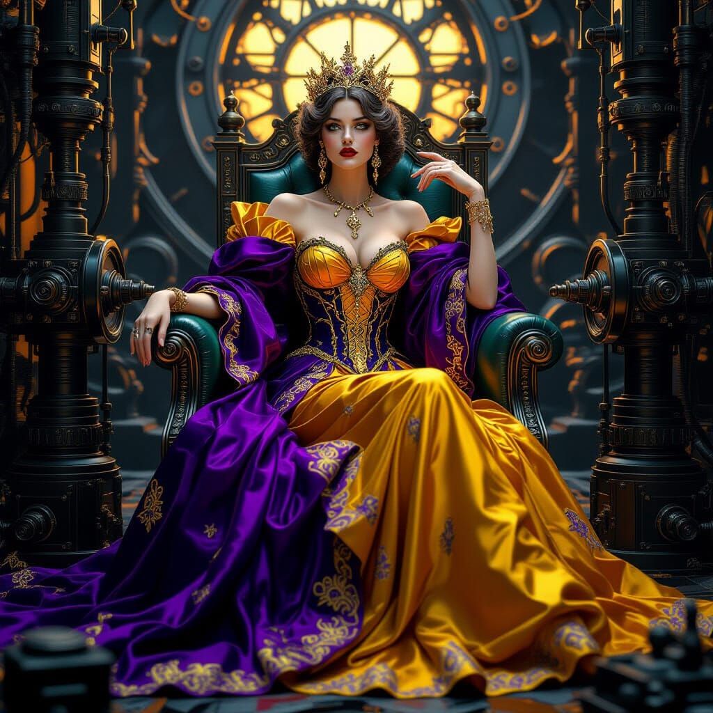 Queen of Time Bombs: Dark Fantasy Playing Card