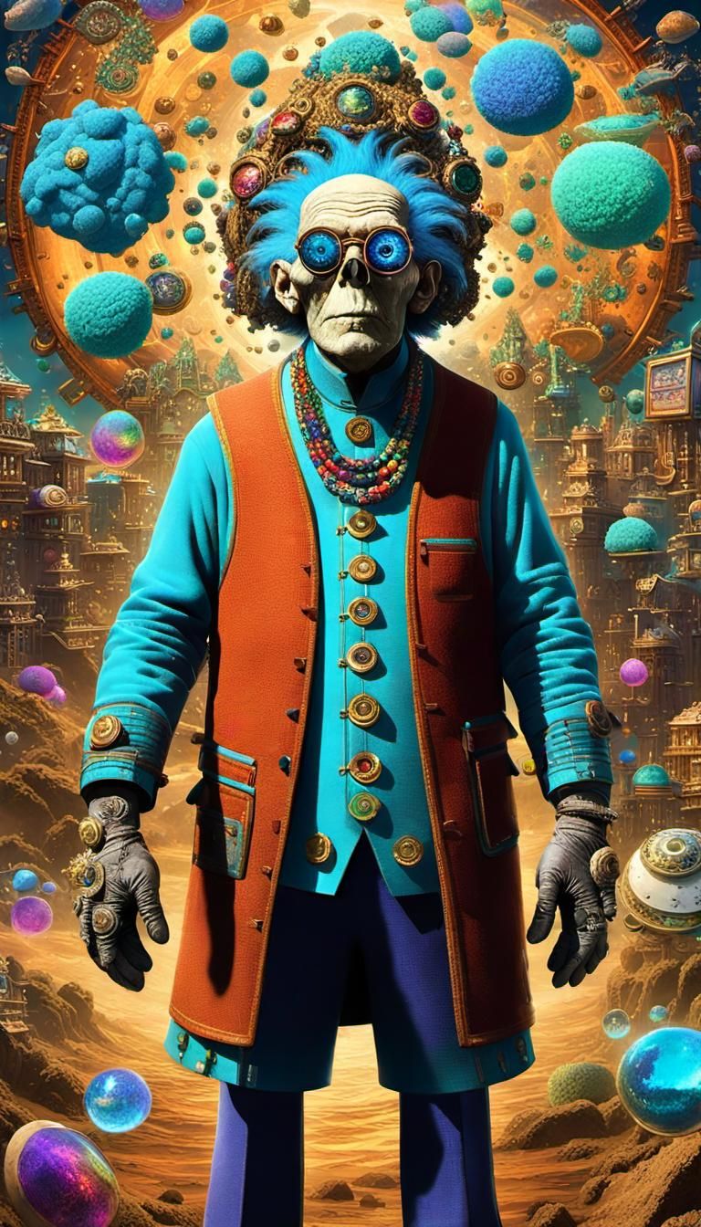 Schmucky Ascends: A Biopunk Surrealist Journey