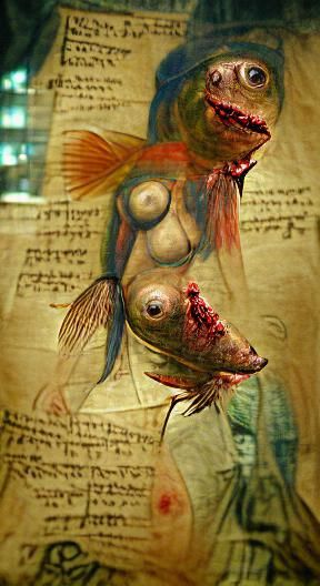 Zombie Fish in Renaissance Style