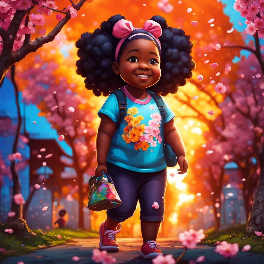 Girl Among Cherry Blossoms: Graffiti Art in Washington, DC